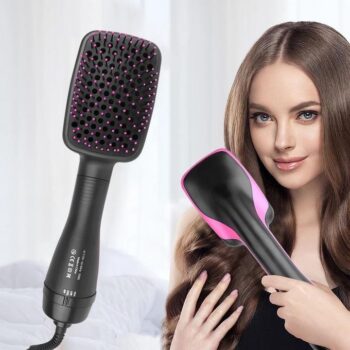 Hot Square Hairdryer Comb for Drying and Straightening Hair