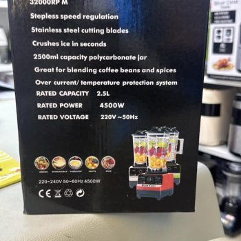 6 in1 2.5 Litre Silvercerst  Blender