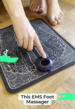 Foot Massage that Send Impulses and Stimulate Muscles