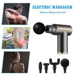 Massage gun with 4 inter -changable head