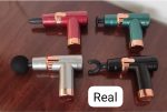 Massage gun with 4 inter -changable head