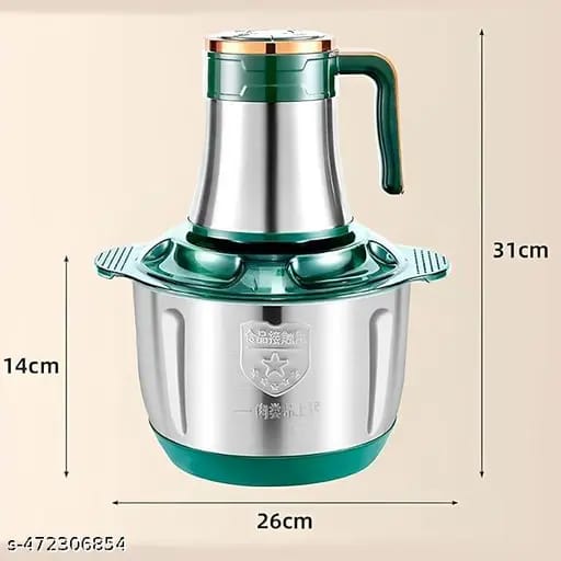 Unbreackable 3 litre steel food chopper